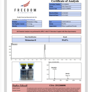Alternative view of Melanotan-II 10mg