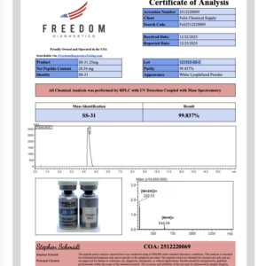 Alternative view of Peptide-31 25mg